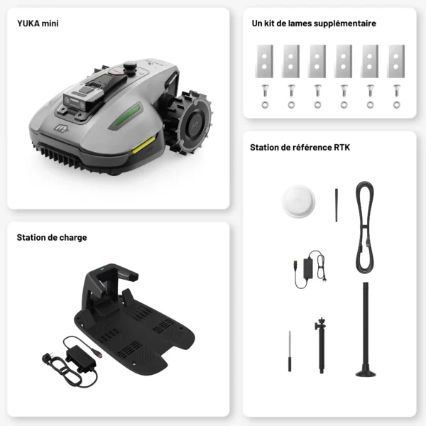 MAMMOTION YUKA mini 800 | 800㎡ + Panneau Solaire – Image 7